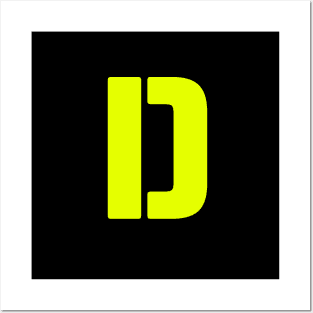 Disputed D Logo Posters and Art